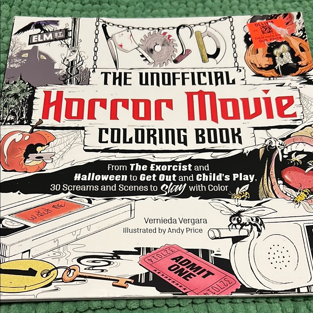 Horror Movie Coloring Book